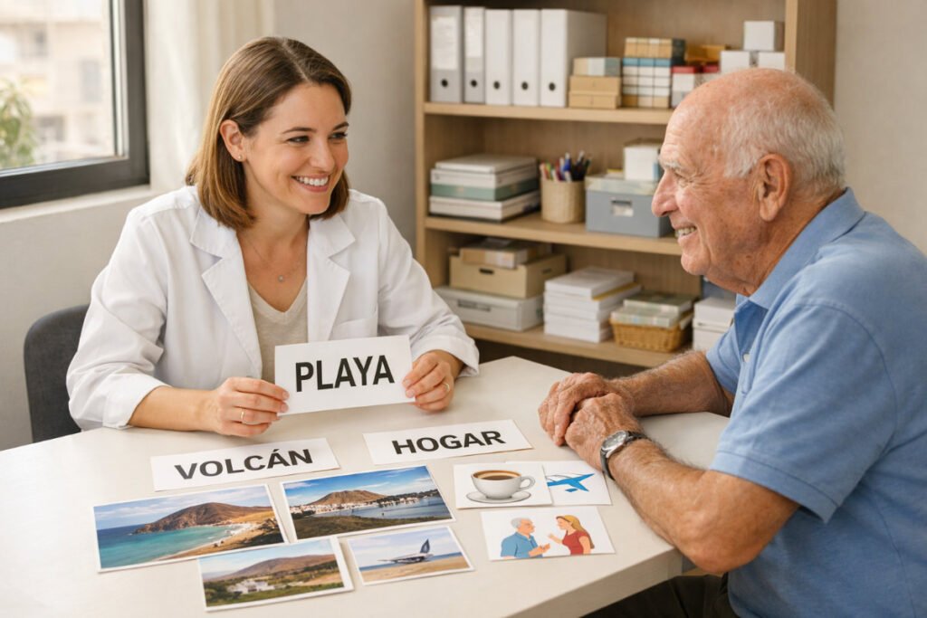 Ejercicios para ayudar a personas mayores con problemas de lenguaje 2 Ejercicios para ayudar a personas mayores con problemas de lenguaje en Arrecife